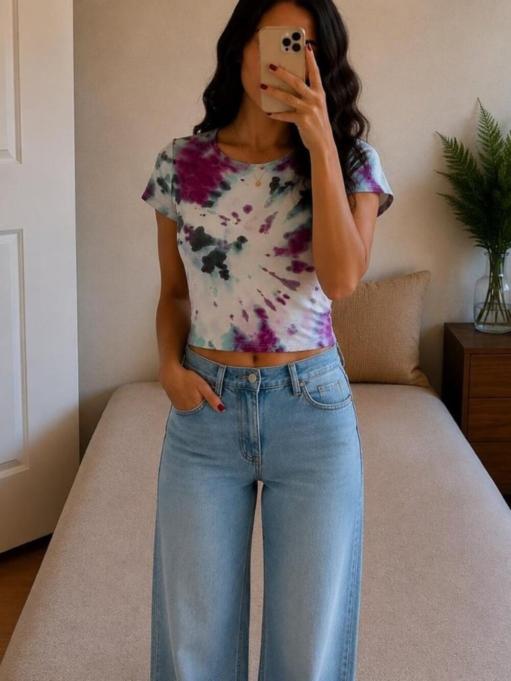 Tie Dye Crop Top